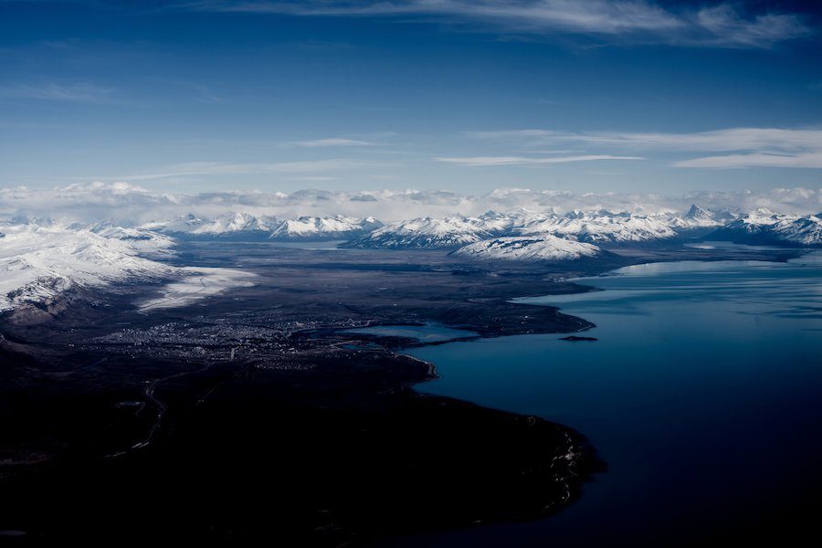 Vista aérea de Ushuaia