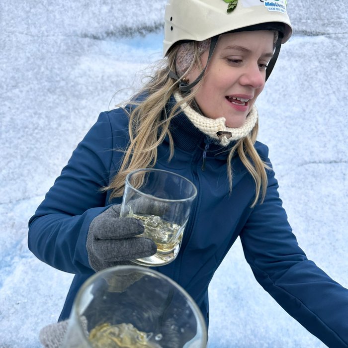 Experiência no glaciar