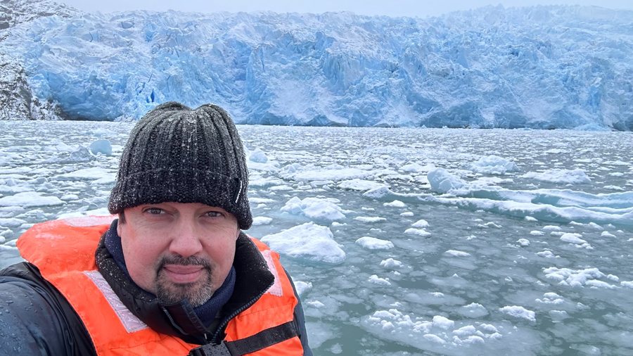 Glaciar patagônico de perto