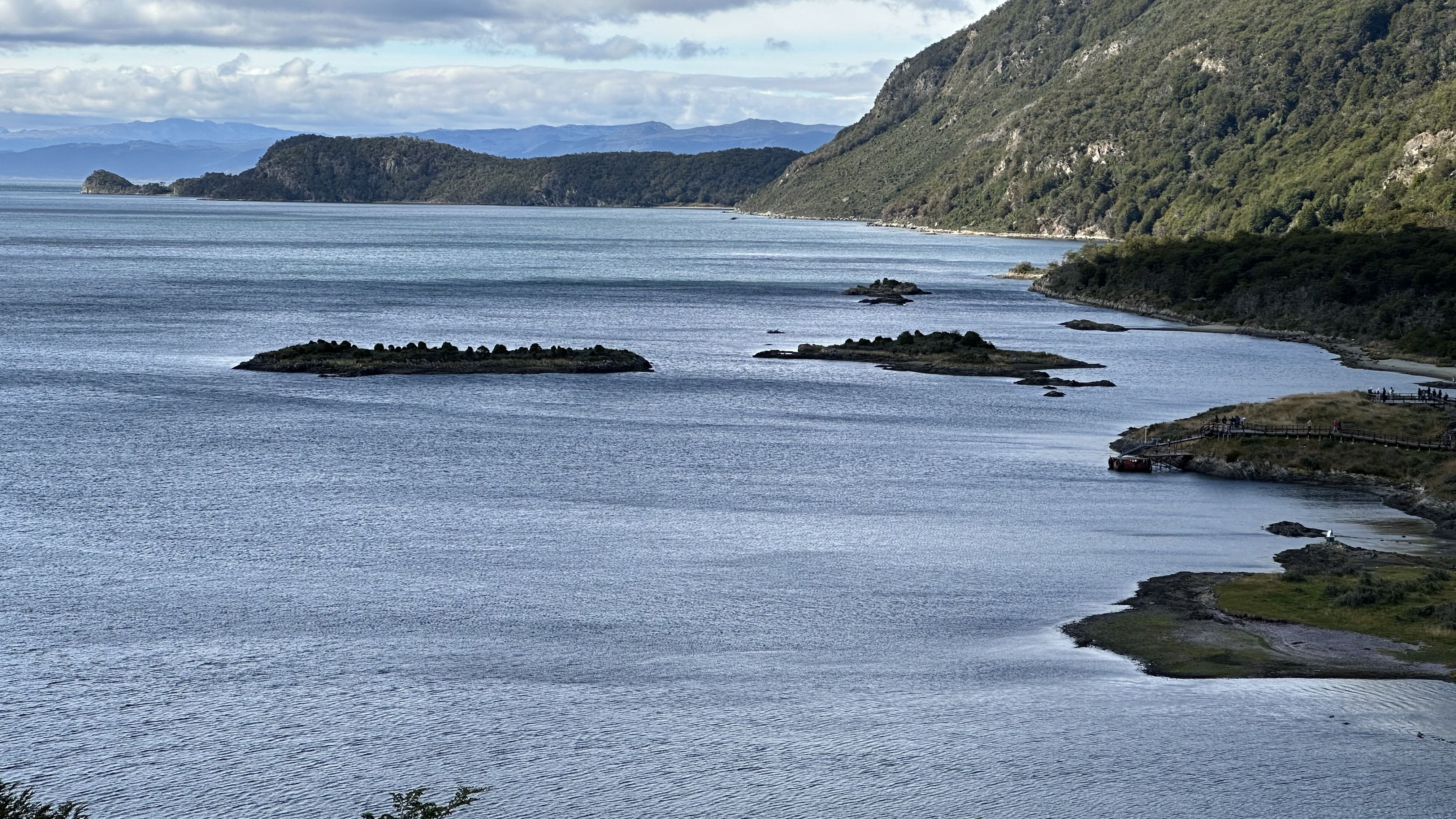Baía e canais internos do Parque Nacional Tierra del Fuego, Ushuaia