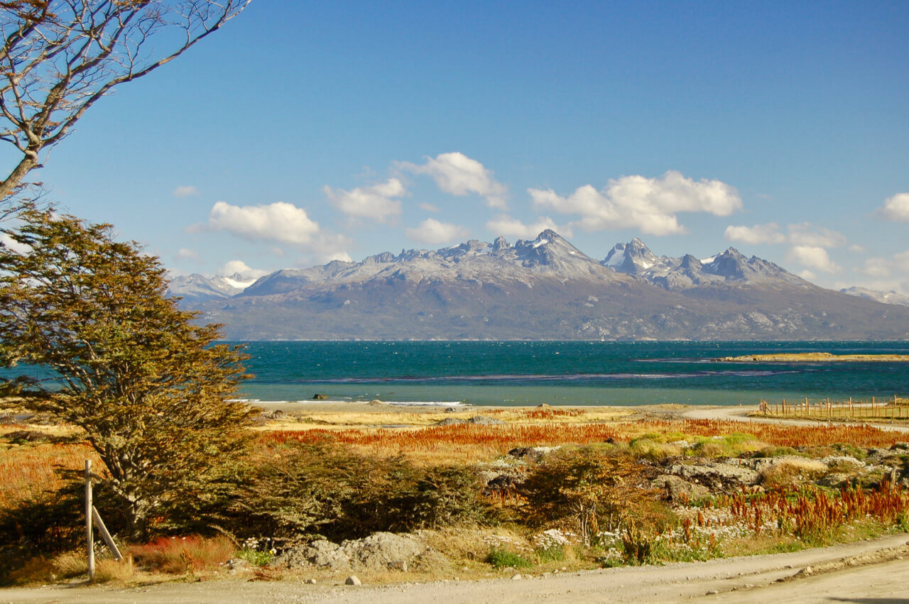 Canal de Beagle visto de Ushuaia — Argentina