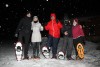 Tour invernal noturno em trenó com huskies + raquetes e motos de neve com jantar em Ushuaia