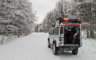 Lagos Off Road 4X4 (Inverno) com almoço em cabana em Ushuaia